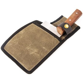 Cleaver Sheath,Universal Wide Knife Protectors,Durable Butcher Chef Knife Edge Guards,Heavy Duty Cleaver Covers Cleavers Sleeve Holds Your Meat Cleavers Up To 10”Long And 5”Width (Army Green)