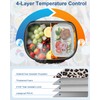 Pritent Cooler Backpack Insulated Waterproof,30 Cans Leakproof Lunch Backpack for