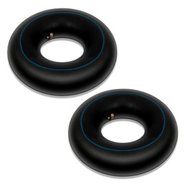 2 Pcs 4.10/3.50-4 Wheelbarrow Inner Tube 3.50-4 for Wheelbarrow Wheels, Wheel Barrow Inner Tube for Lawn Movers Hand Trucks Hand Trolley Replacement Wheel Barrow Tyre