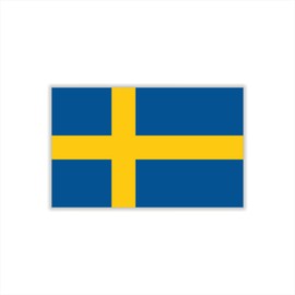 Womaha 30 Temporary Sweden Flag Tattoos Fans Face Tattoo Stickers for Adults Kids Group Activity Props