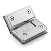 Heavy Duty Shower Glass Door Hinge,Solid One-Piece Precision Cast with