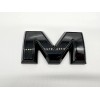 Auto For Front GMC Gloss Black OVERLAY Emblem Badge Fit