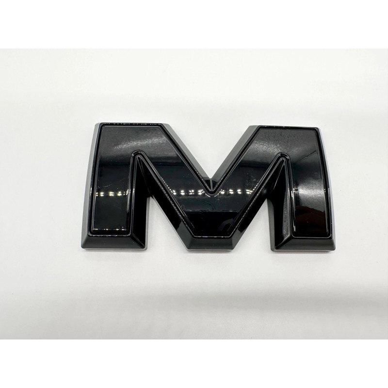 Auto For Front GMC Gloss Black OVERLAY Emblem Badge Fit