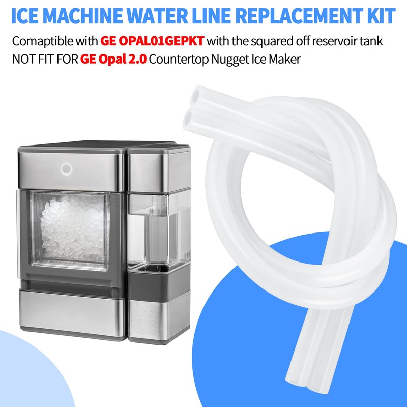 Ice Maker Drain Tube Fit for GE OPAL01GEPKT, Water Line