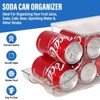 Soda Can Organizer with Lids, Stackable Soda Can Dispenser for