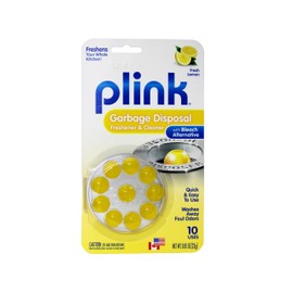 Plink Garbage Disposal Cleaner & Deodorizer 10 Pc Lemon Scented by Plink