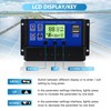 Professional 30A Solar Charge Controller Replacement , 12V/24V Solar Panel