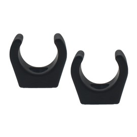 GWYAN 2 Pcs Black Boat Ladder Clips Nylon Ladder Paddle Stowage Clips Suitable for 7/8 Inch Pipe