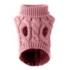 Petyoung Hundepullover Weste Warmer Mantel Haustier weiche Strickwolle Winter Pullover