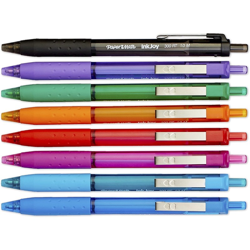 Paper Mate InkJoy 300RT Retractable Ballpoint Pens, Medium Point (1.0mm),