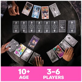 Wednesday Card Game, Premium Foil Cards from The Hit TV Series Wednesday, Family Game Night, Card Games for Teens & The Whole Family, for Ages 10+