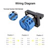 VictorsHome Changeover Switch LW28-63 3 Positions 12 Terminals Universal Rotary