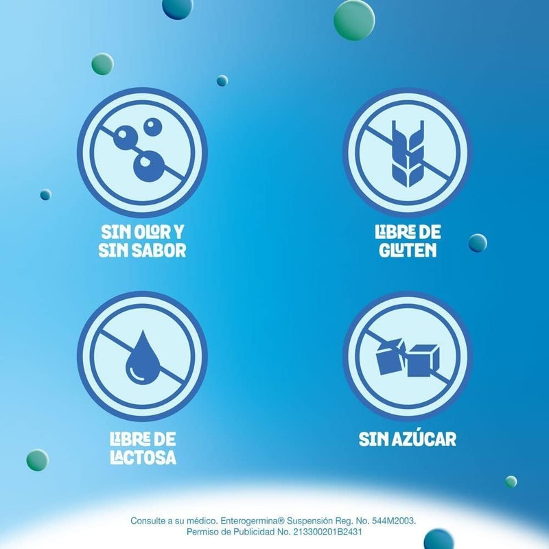 Pack Enterogermina Probioticos 4 Billones de UFC, 20 Ampolletas de