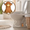 Honeydak 2 Pack Toilet Bolt Caps Decorative Highland Cow Toilet
