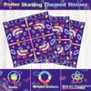 136 Pack Roller Skating Party Supplies Let's Roll Birthday Supplies