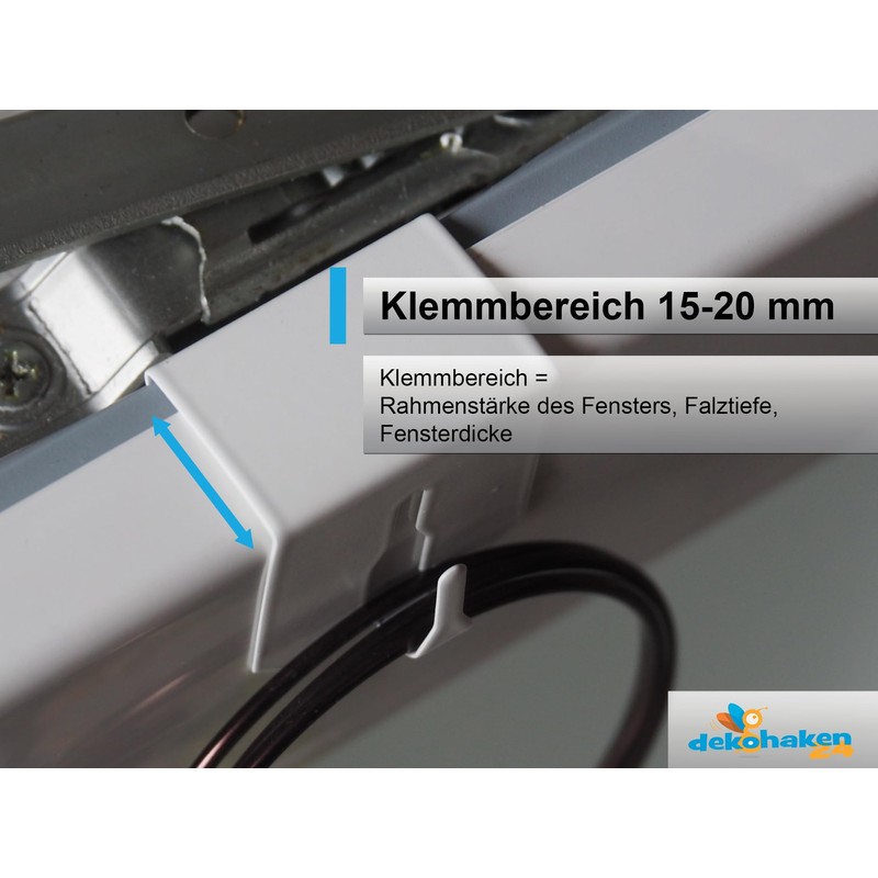 Decorative Window Hooks Universal 12 to 20 mm Pack of