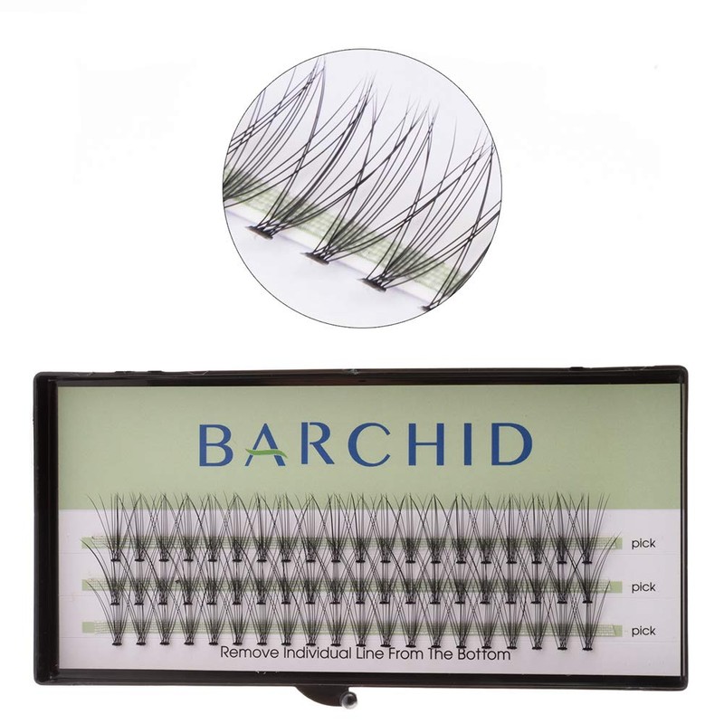 BARCHID Ultra Fine Eyelash Extensions, Thickness 0.004 inch (0.10 mm),