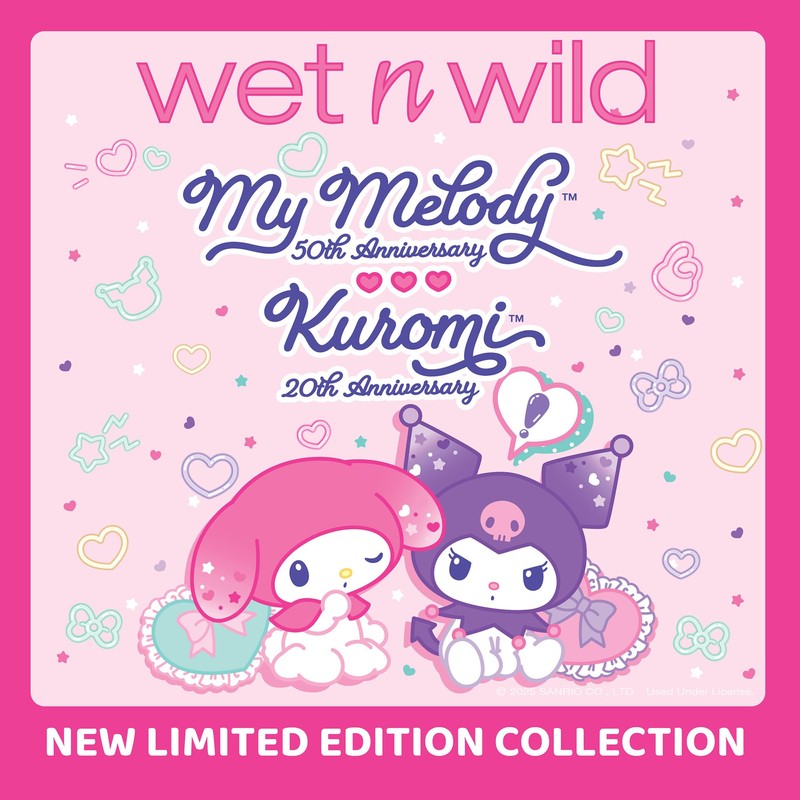 wet n wild My Melody and Kuromi Luminous Loose Setting