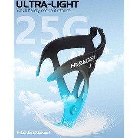 HASAGEI Bike Water Bottle Holder, Durable Non-Slip Lightweight Universal Bicycle Bottle Cage for Mountain/Road Cycling Accessories