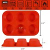 Unbranded Jumbo Muffin Pan, 3.5 Inch Large Muffin Pan 6