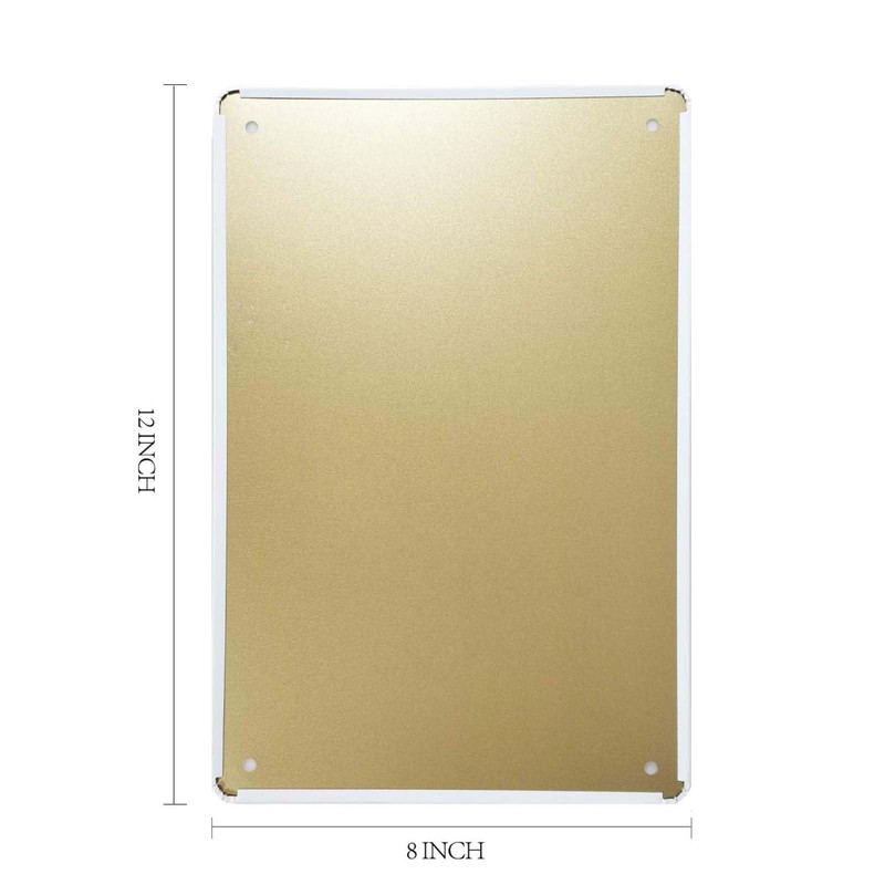 Cooking Temperatures Metal Tin Sign Roasting Internal Temperature Recommendations For
