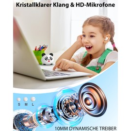 COOTIMOCK Panda Children's Headphones