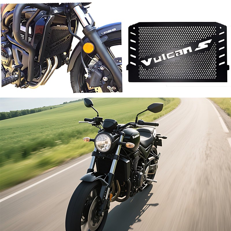Heavy Duty Steel Radiator Guard Fit for Kawasaki Vulcan S