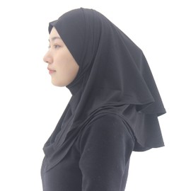 Modest Beauty One Piece Muslim Hijabs for Women Girls Hijab Scarves Soft Solid Color