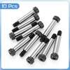 sourcing map Alloy Steel Hexagon Socket Head Shoulder Screws Bolts,