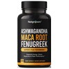 Natgrown Ashwagandha Maca Root Fenugreek Extract Capsules Supplement for Men