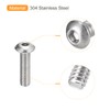 QUARKZMAN #8-32x5/8" Switch Head Socket Cap Screws 100pcs 304 Stainless