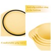 BoxedHome Mixing Bowl Set Yellow Mixing Bowl Set Plastic Salad