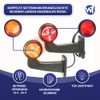 Web Truck 2 x LED Rubber Side Light 12 V