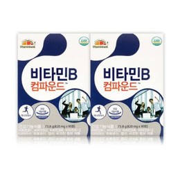Vitamin Bank VB 고함량 비타민B 컴파운드 2박스 6개월분 VB High-Potency Vitamin B Compound 2 Boxes, 6-Month Supply