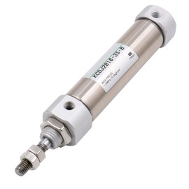 Heschen Slim Air Cylinder, Pneumatic Cylinder CDJ2B 16-35, M5 Port, 16mm Bore, 35mm Stroke