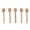 50pcs Honey Dipper Wooden Multipurpose Mini Honey Stirrer Stick for