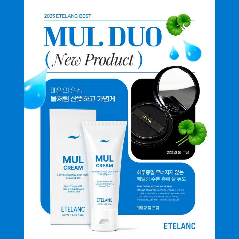 Partner company Etelang Centella moist water cushion (main product 13g
