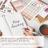BIROYAL Sticker Set | 10 Sheets Bullet Journal Stickers |