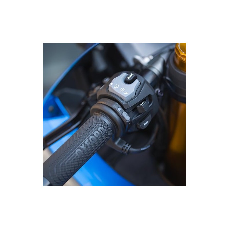Oxford HotGrips Advanced Integrated | Heated Handlebar Grips for Cold