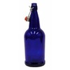Cobalt Blue EZ Cap Bottles-16 oz.-Case of 12-Caps Included