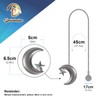 Dalababa 1 Pair Magnetic Curtain Tiebacks Drape Tie Backs Creative
