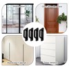 atnayo 4 Pack Peel Stick on Door Handles, PP Material,