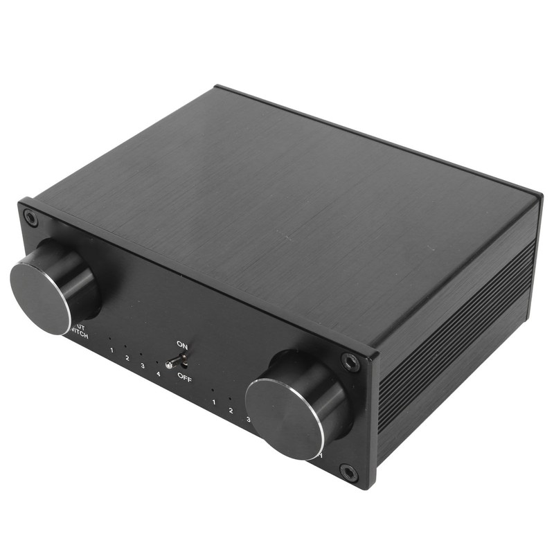 HiFi Sound Switcher 4 in 4 Out Dual Channel Gold