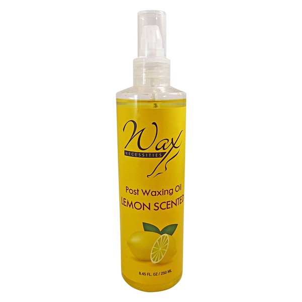 Wax Necessities Post Waxing Oil Lemon Scented 8.45 Ounces