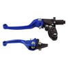 GOOFIT 22mm 1 Pair Blue Motorcycle Universal ASV Anti Fall