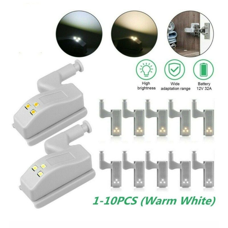 Tyenaza Pack of 10 Smart Touch Switch Sensor Light, LED