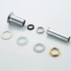 Bathroom Sink Drain Without Overflow with Strainer Basket Detachable Vessel