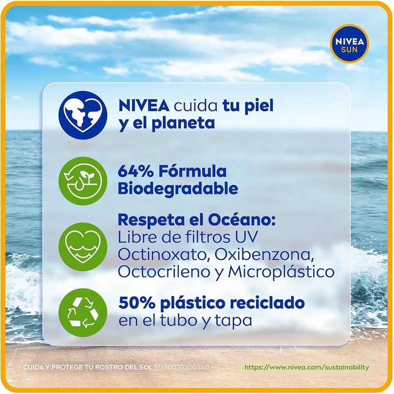 Protector Solar Facial NIVEA SUN Control Brillo Tono Medio FPS50+