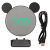 Mirror Alarm Clock 2 Level Brightness Adjustment Ear Design LED