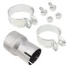 ePathChina 2 to 2.5 Inch Double Clamp Reducing Pipe Exhaust